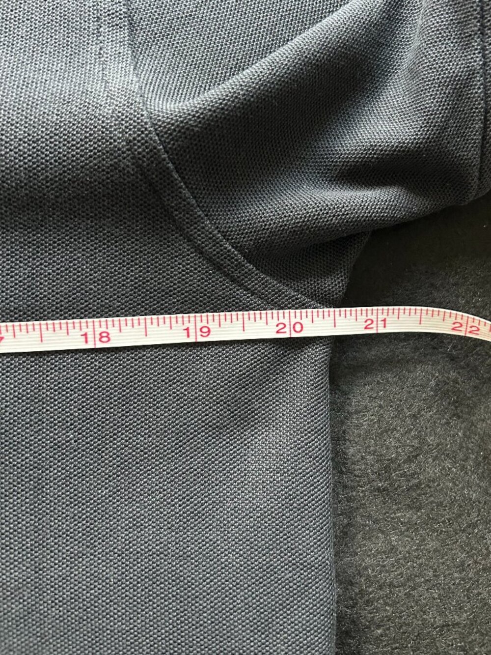 Tommy Hilfiger Polo Shirt Mens Large Slim Fit Black Premium Pique Cotton Logo - Picture 4 of 6